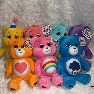 7 Carebear stuff animals